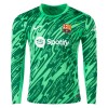 Virallinen pelipaita FC Barcelona Maalivahti Koti 2024-25 Pitkähihainen - Miesten Virallinen pelipaita FC Barcelona Maalivahti Koti 2024-25 Pitkähihainen - Miesten